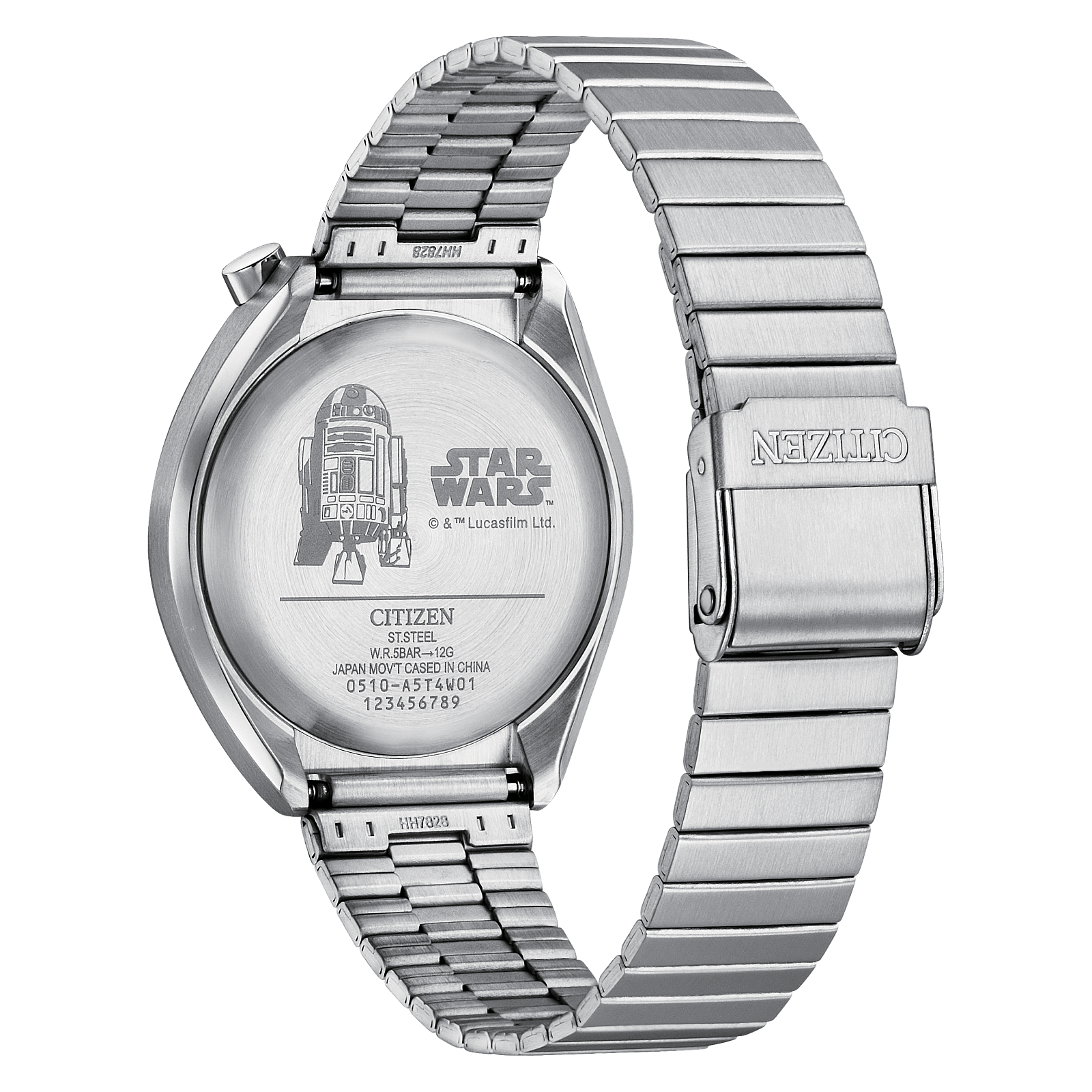 Reloj Citizen R2-D2 edición especial Star Wars unisex con Eco-Drive y cristal mineral AN3666-51A | Elegancia Relojeria
